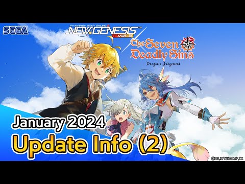 PSO2 NEW GENESIS January 2024 Update Information 2
