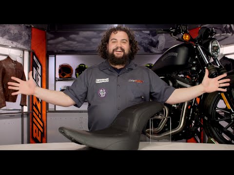Mustang Tripper Fastback Seat for Harley Review at RevZilla.com
