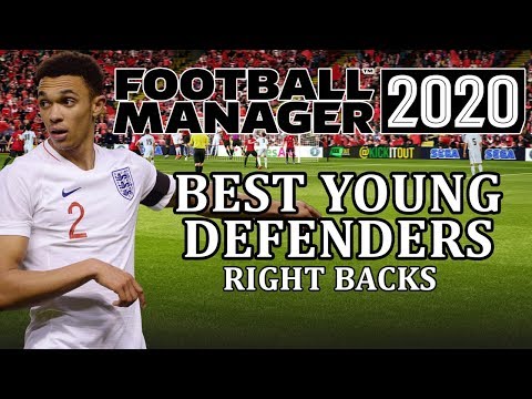 Football Manager 2020 - Best young right defenders | FM20 - defender wonderkids right side backs
