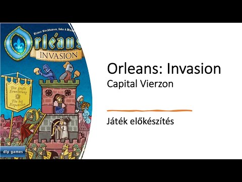 Orleans: Invasion - Capital Vierzon - Játék előkészítés - Robert SoloPlay