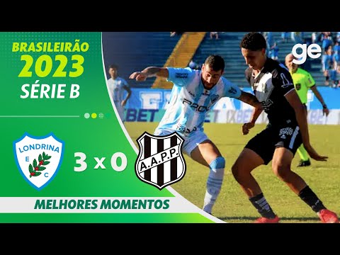 Gols e lances de Londrina x Ponte Preta