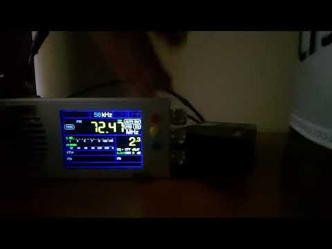 Radio TEF6686 vs XHDATA D-808 test Sensitivity OIRT FM Radio Stalica 72.47 FM Belarus Brest