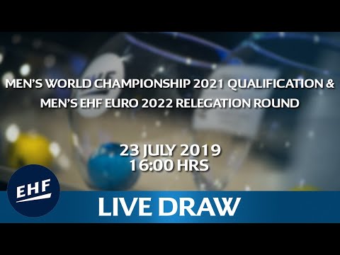 Men's 2021 World Championship Qualification & Men's EHF EURO 2022 Relegation Round Draw