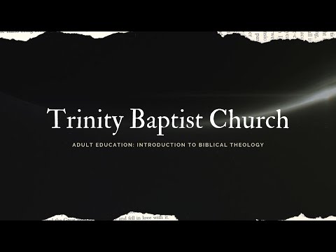 Introduction to Biblical Theology