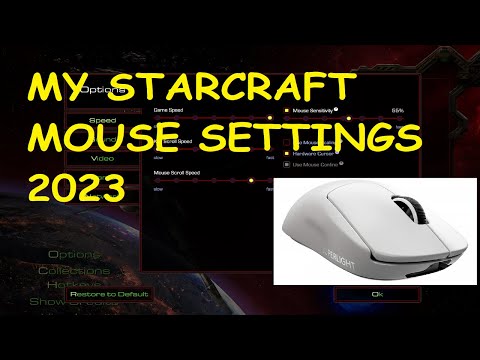 STARCRAFT MOUSE SETTINGS 2023