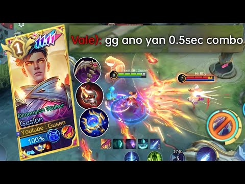 Perfect play gusion in rankgame!! Gusion Fast Hands Gameplay - Build Top 1 Global Gusion 2023 ~ MLBB