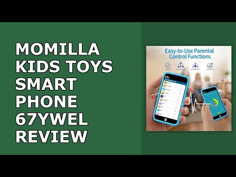 MOMILLA Kids Smart Phone, Dual Camera with Stickers, 3.97" Touchscreen Toddler Phone for Boys Girls, 200+ Educational Games Learning Toys for Kids Ages 3-12, No SIM Birthday Gift video review thumbnail
