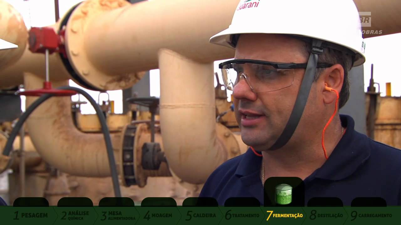 A série Etanol Sem Fronteira apresenta as etapas de produção do biocombustível em uma usina