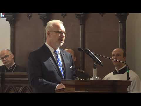 26.08.2020. E. Levita apsveikums Rīgas arhibīskapa metropolīta Z. Stankeviča kalpošanas desmitgadē