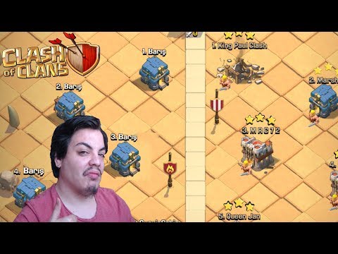 TEK BAŞIMA TÜM KLAN SAVAŞI LİGİNİ BİTİRDİM Clash of Clans