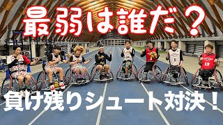 [バスケ・車いすバスケ]シュート対決したらまさか過ぎる展開に一同仰天！！