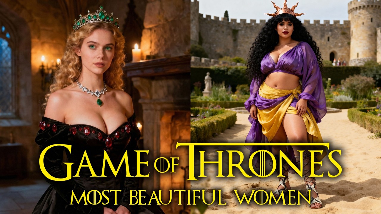 AI Creates The Most Beautiful Women in GoT EXACTLY as described in the ASoIaF books