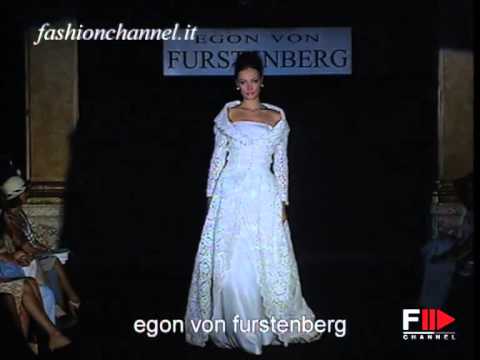 "Egon Von Furstenberg" Spring Summer 2002 Bridalwear Paris & Rome by FashionChannel