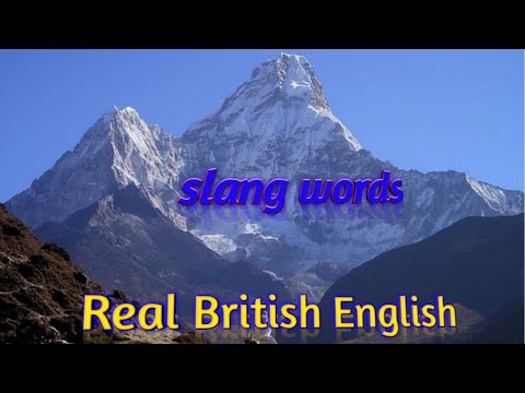 4 Slang words - Real British English