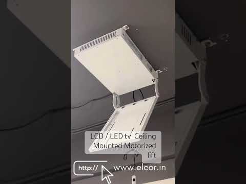 Lcd Led Flip Down Ceiling Hidden  TV Lift (For 65 Inches - 75 Inches)