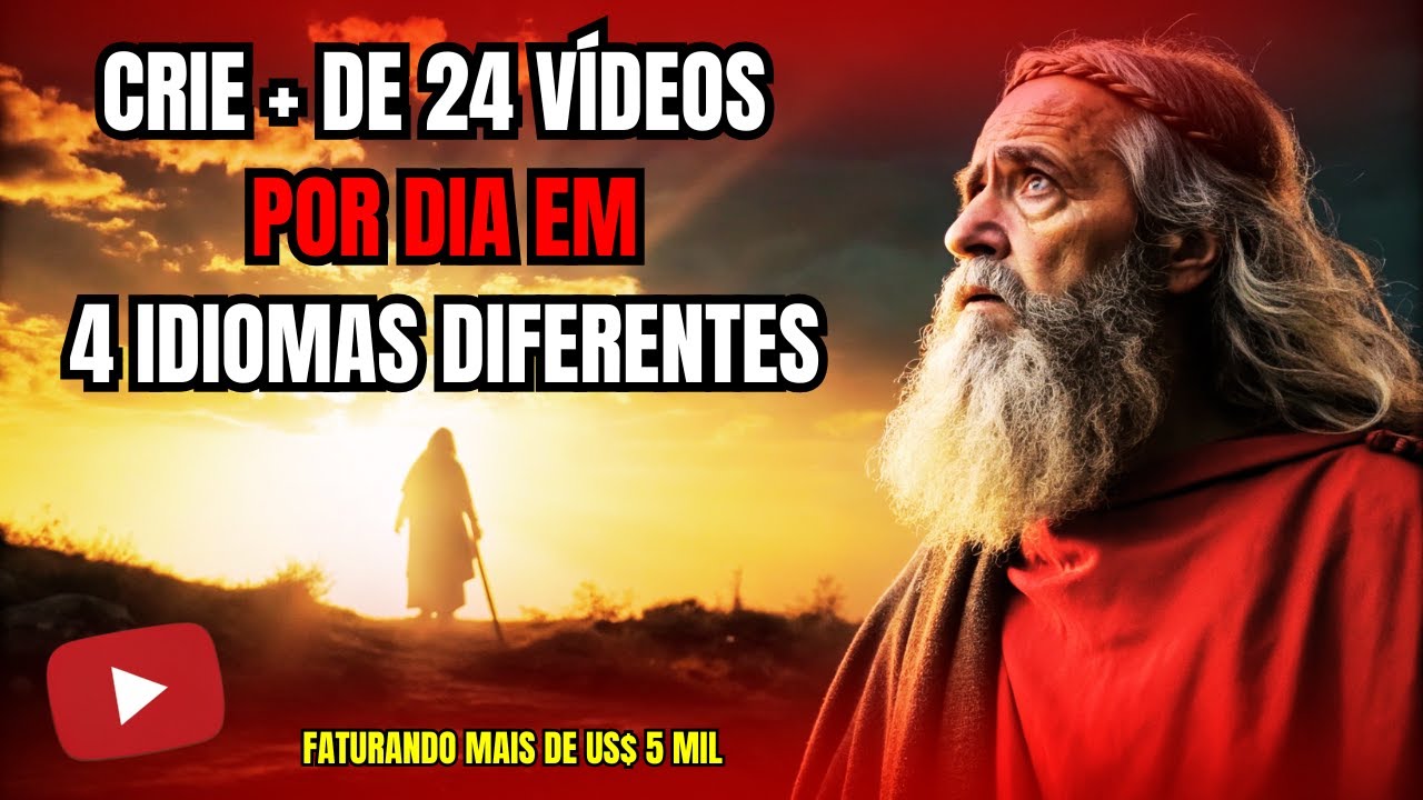 Como Eu Crio Mais de 24 Vídeos com 4 Canais Dark Gringos e Canais Faturando mais de US$ 5 MIL!!!