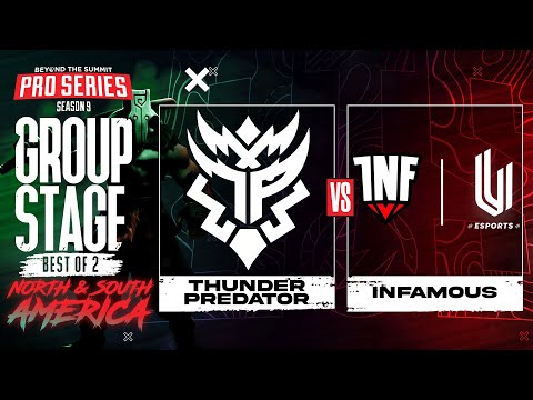 Thunder Predator vs INF.UESPORTS Game 2 - BTS Pro Series 9 AM: Group Stage w/ Kmart & ET