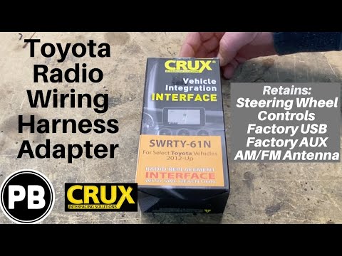 Crux Toyota Wiring Harness Adapter Unboxing | SWRTY-61N