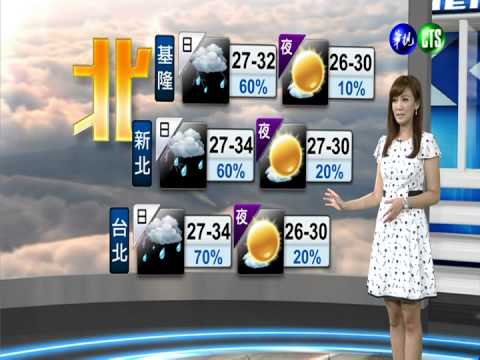 2014.06.21華視晚間氣象 邱薇而主播