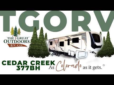 Luxury Fifth Wheel RV Cedar Creek 377BH by Forest River (RV Tour) [Bunk House unit]
