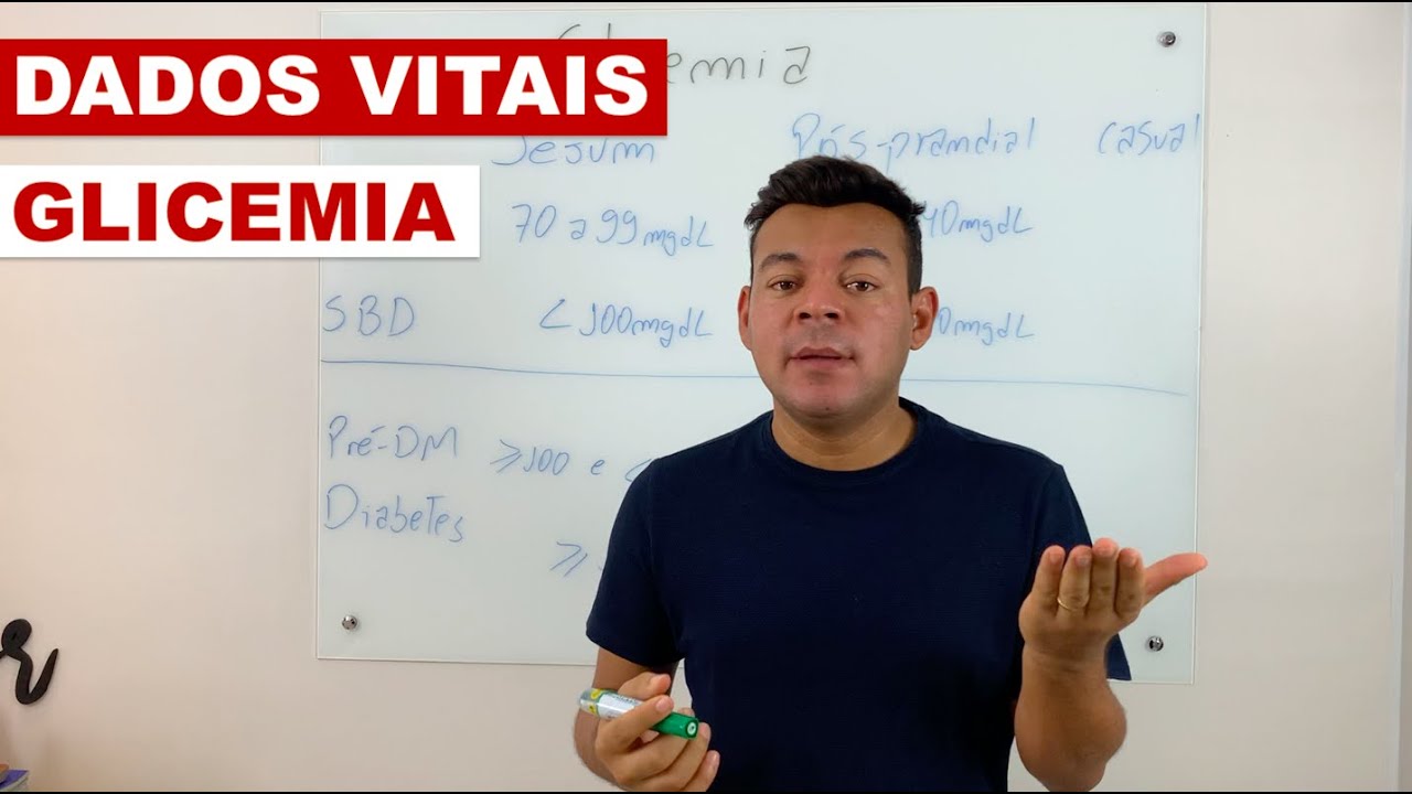 GLICEMIA na série de SINAIS VITAIS
