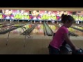 6 Year Old Little Girl Bowling