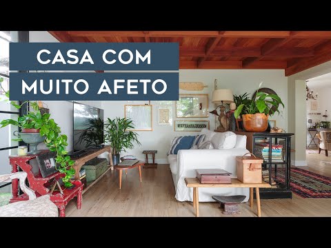 CASA AFETIVA QUE DÁ VONTADE DE MORAR | DECORAÇÃO COM MUITA HISTÓRIA E UM JARDIM DOS SONHOS