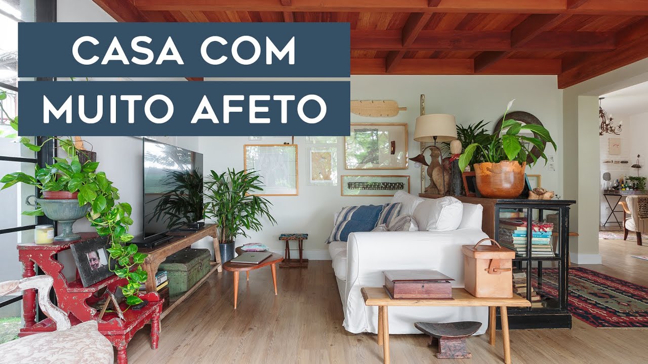 CASA AFETIVA QUE DÁ VONTADE DE MORAR | DECORAÇÃO COM MUITA HISTÓRIA E UM JARDIM DOS SONHOS
