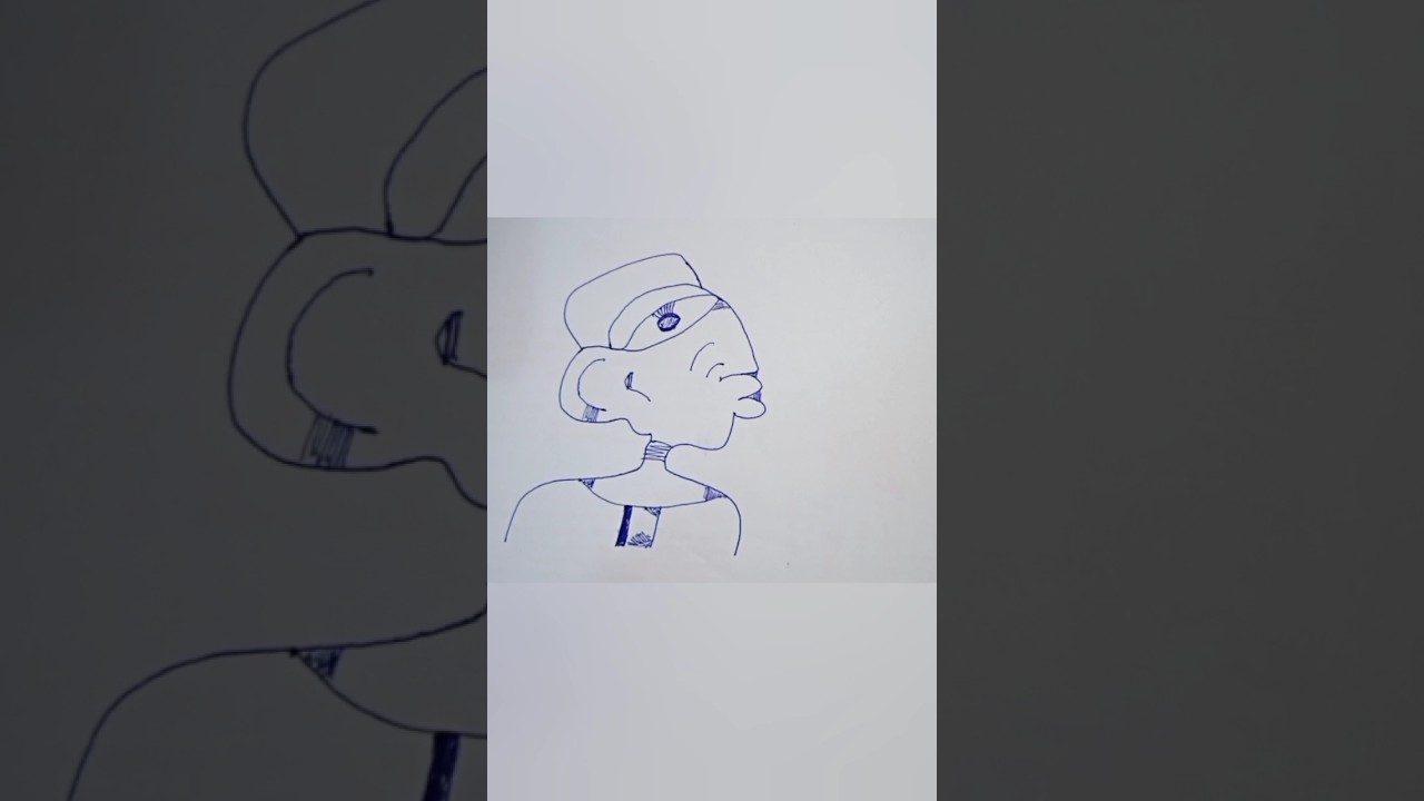 😍😔☺️Woman cartoon#drawing#shorts