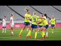 Stina Blackstenius vs USWNT (interview after Sweden's 3-0 win in the 2020 Olympics)
