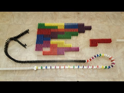 Tetris in domino and in post-it stop motion