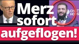 EIL: Al-Dschulani blamiert Merz in England! "Ich habe nichts von 80% Rückkehr der Syrer gesagt!"