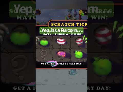 Scratching tickets in Msm until I get a seasonal from it pt. 1 #shorts #mysingingmonsters
