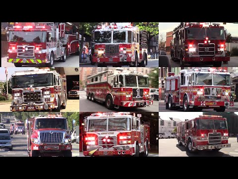 All-Time Best of Air-Horn - Fire Trucks Responding Compilation 2020-2025