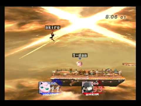 SSBB - Akiro (Sheik) vs. Serynder (Jigglypuff)