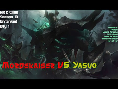 Mordekaiser VS Yasuo Ranked Climb Day 1. The Lee Sin Show