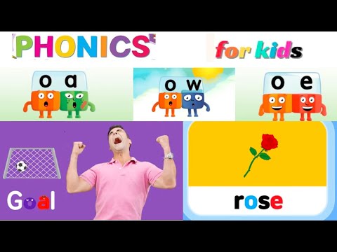 Learn to Read OA OW, OE and O_E | Phonics and Word Magic