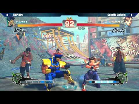 Winter Brawl 9 - USF4 - Top 32 - EMP Hiro (Dictator) vs Coin Up Ludovic (Chun-Li)