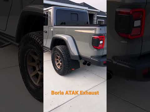 Jeep Gladiator Borla ATAK exhaust. Start Up.