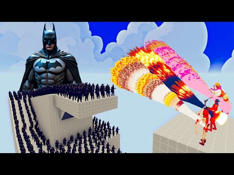 100x BATMAN + 1x GIANT sv 3x EVERY GOD   Totally Accurate Battle Simulator TABS