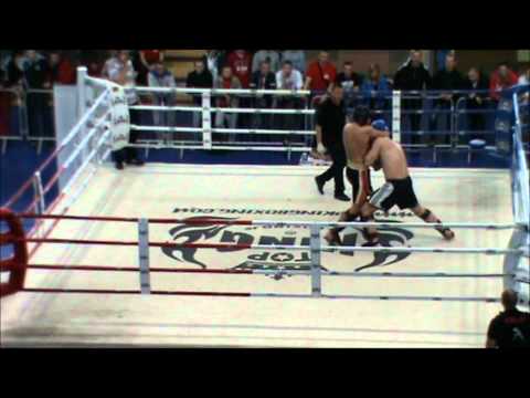 Łukasz Guzik 3 walka   MP K 1 Rules 2012