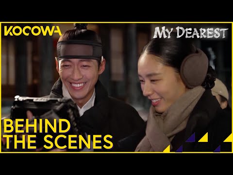 Watch NamKoong Min & Ahn Eun Jin's Sweet Chemistry On Set 💗 | My Dearest BTS | KOCOWA+