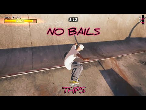 Sick Score (200,000+) At Downhill Jam - NO BAILS | Tony Hawk's Pro Skater 1 + 2
