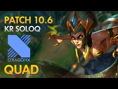 DragonX Quad - Bot Lane: Cassiopeia vs Kalista - KDA 14/0/15
