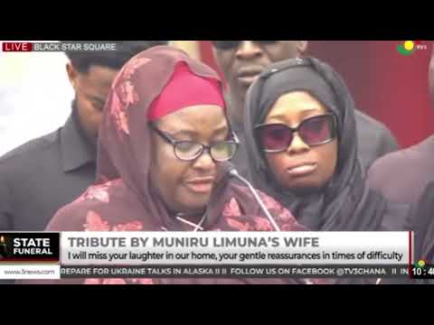 Wife of Muniru pays heartfelt tribute recalling his love dedication & selfless service to the nation