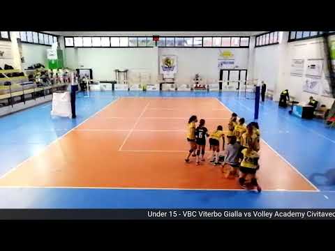 Under 15 B -  VBC Viterbo Gialla vs Volley Academy Civitavecchia