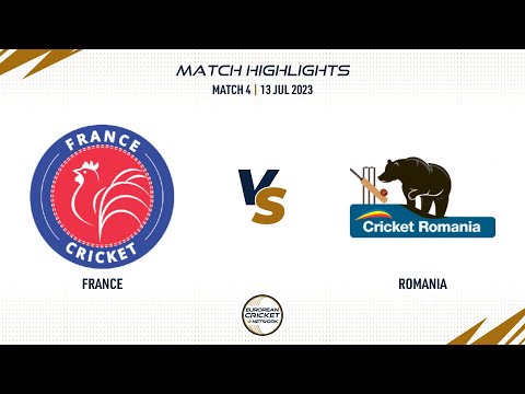 Match 4 - FRA vs ROM | Highlights | Valletta Cup T20Is | 13 July 2023 | ECN23.033
