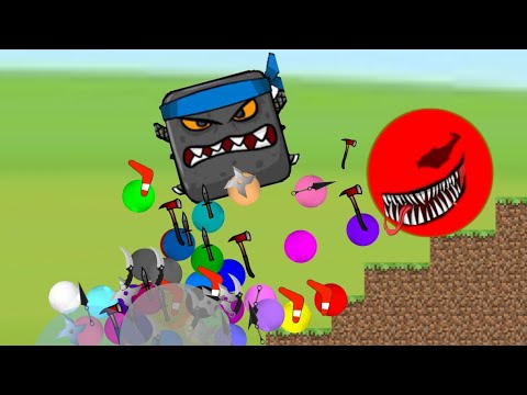 Marble Race But Red Ball Boss - Escape Evil Red Ball 4 -  36 Marble Race Battle Survival - algodoo