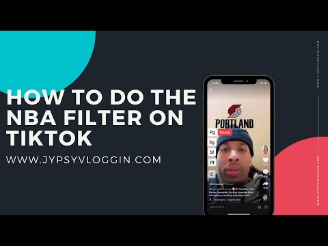 YouTube video about: How to do the nba filter on tiktok?