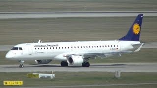 preview picture of video 'Lufthansa Regional Embraer ERJ190 Flight LH2288 from Munich / München to Brussels / Brüssel D-AEBM'